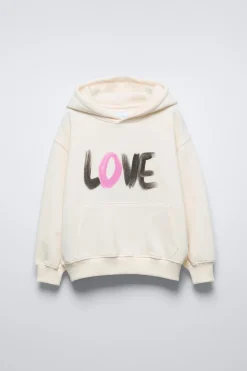 Niños ZARA 6 - 14 Años·Sudaderas<SUDADERA TEXTO LOVE