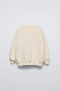 Niños ZARA 1½ - 6 Años·Sudaderas|1½ - 6 Años·Sudaderas<SUDADERA TEXTO PANA