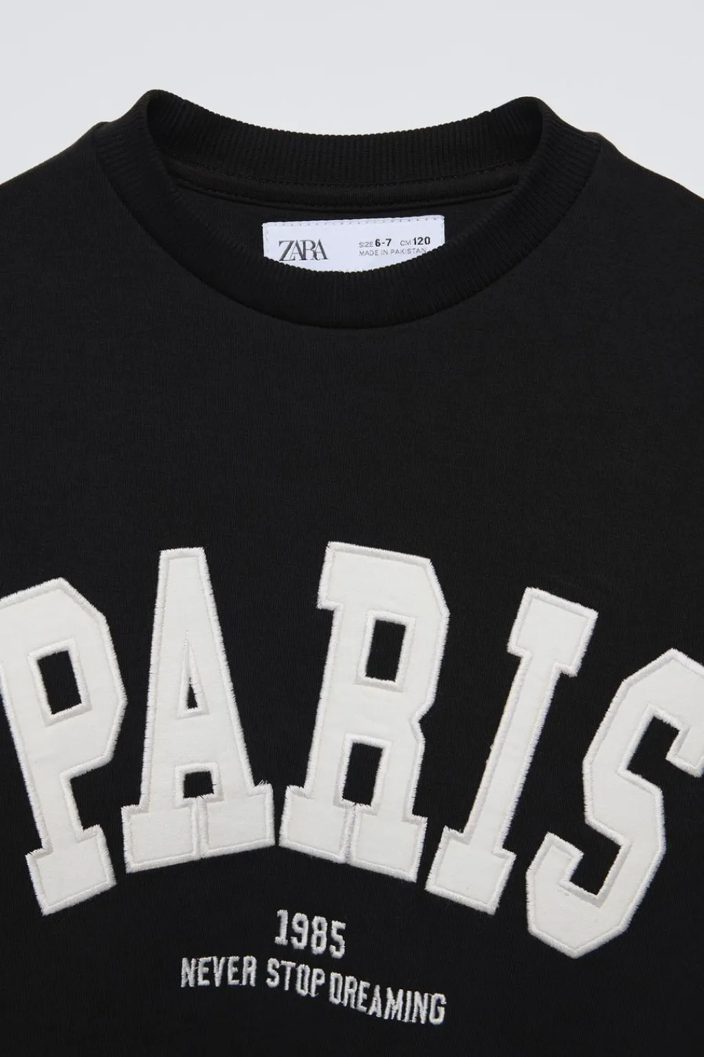 Niños ZARA 6 - 14 Años·Sudaderas|6 - 14 Años·Deporte / Chándal<SUDADERA TEXTO PARIS