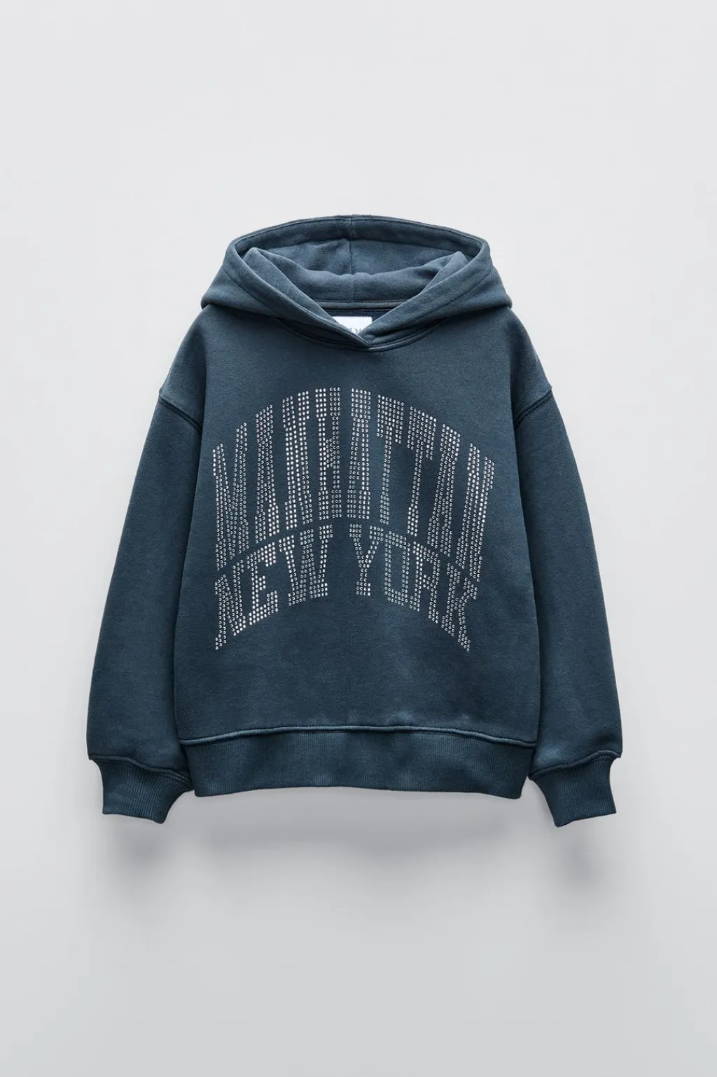 Niños ZARA 6 - 14 Años·Sudaderas<SUDADERA TEXTO STRASS