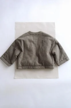 Niños ZARA 1½ - 6 Años·Abrigos<TIMELESZ - CHAQUETA KIMONO CUADRO VICHY