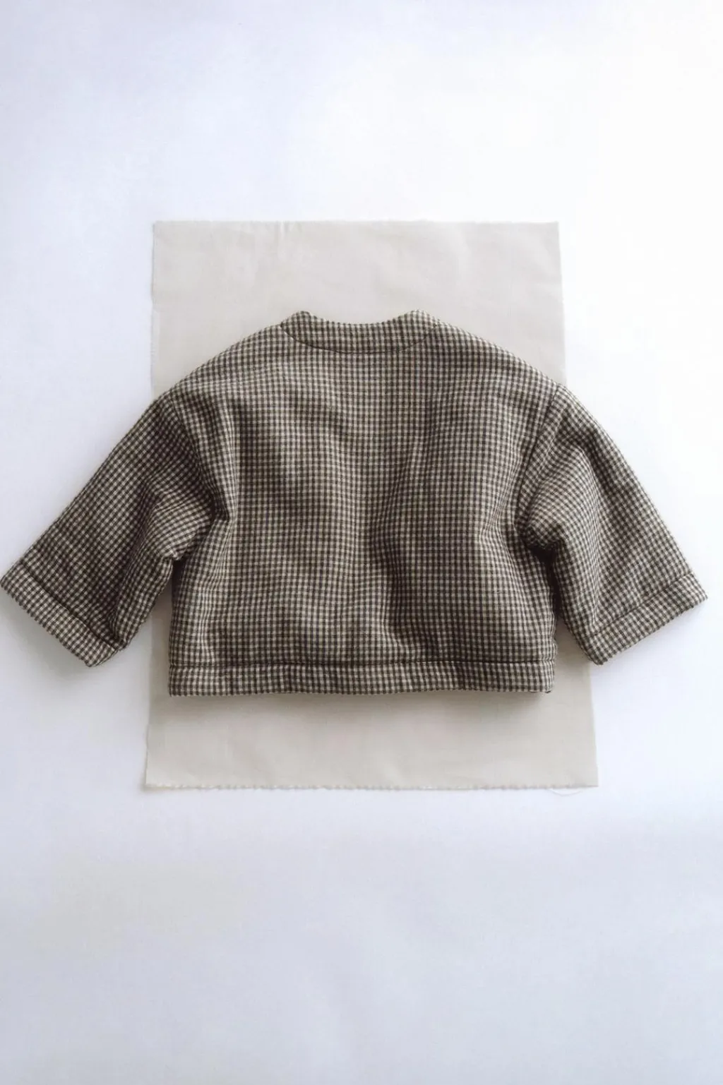 Niños ZARA 1½ - 6 Años·Abrigos<TIMELESZ - CHAQUETA KIMONO CUADRO VICHY