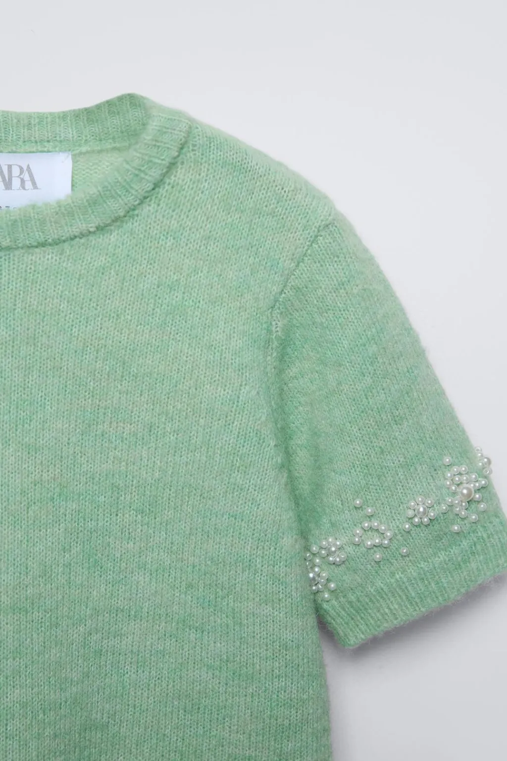 Niños ZARA 6 - 14 Años·Punto|6 - 14 Años·Total Look<TOP PUNTO PERLAS