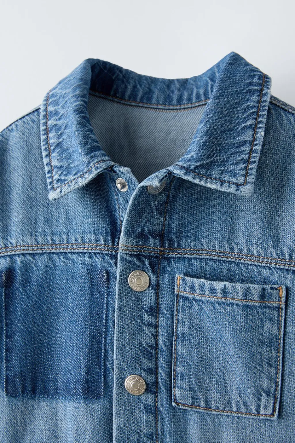 Niños ZARA 1½ - 6 Años·Vestidos / Petos|1½ - 6 Años·Jeans / Denim<VESTIDO DENIM BOLSILLOS