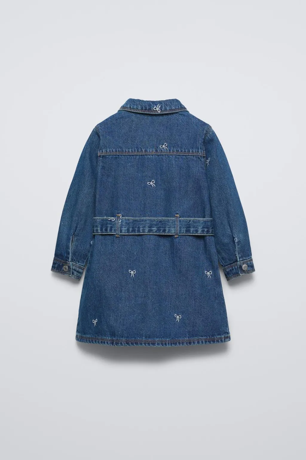 Niños ZARA 1½ - 6 Años·Vestidos / Petos|1½ - 6 Años·Jeans / Denim<VESTIDO DENIM LACITOS