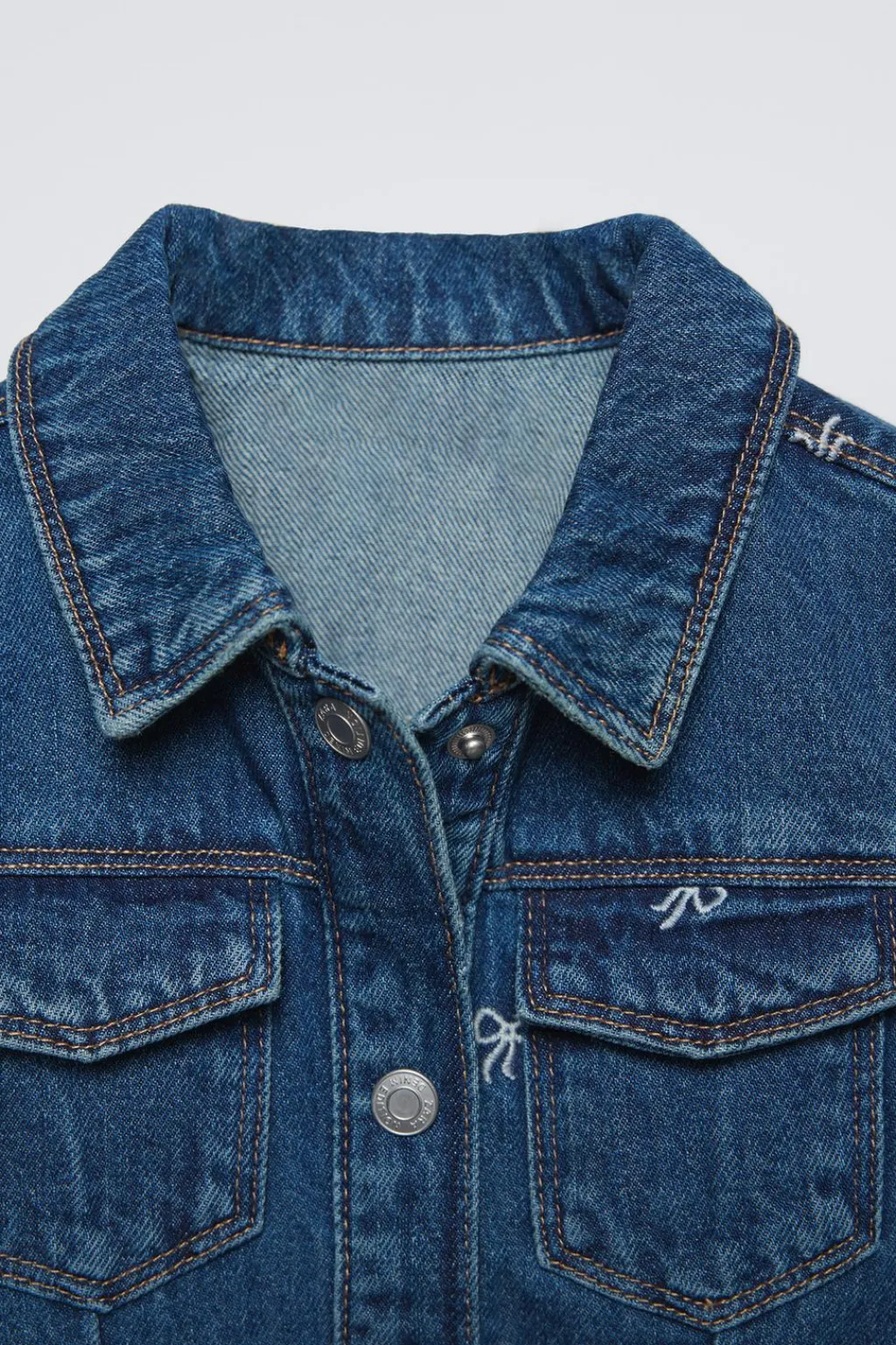 Niños ZARA 1½ - 6 Años·Vestidos / Petos|1½ - 6 Años·Jeans / Denim<VESTIDO DENIM LACITOS