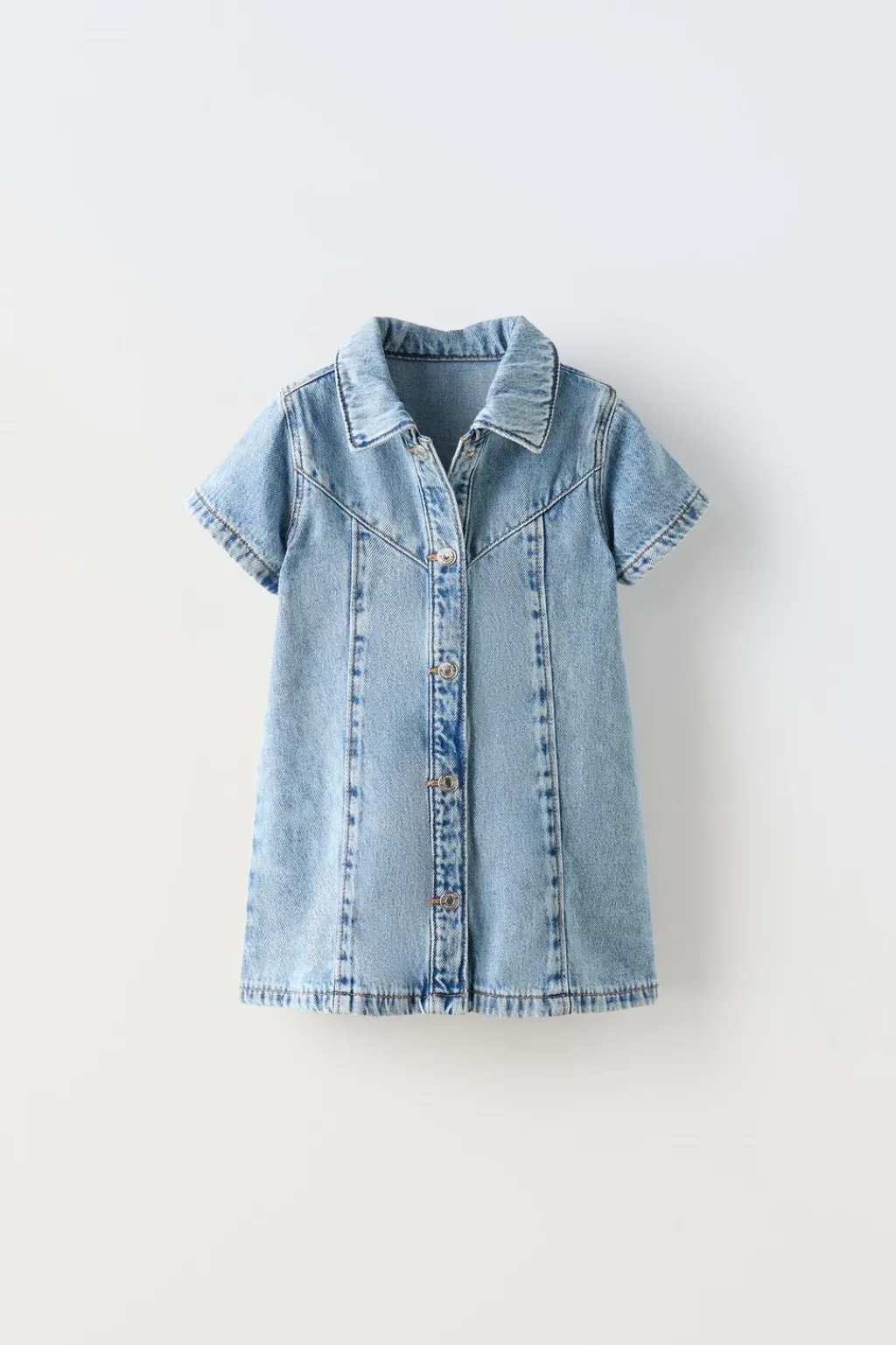 Niños ZARA 1½ - 6 Años·Vestidos / Petos|1½ - 6 Años·Jeans / Denim<VESTIDO DENIM SKATER
