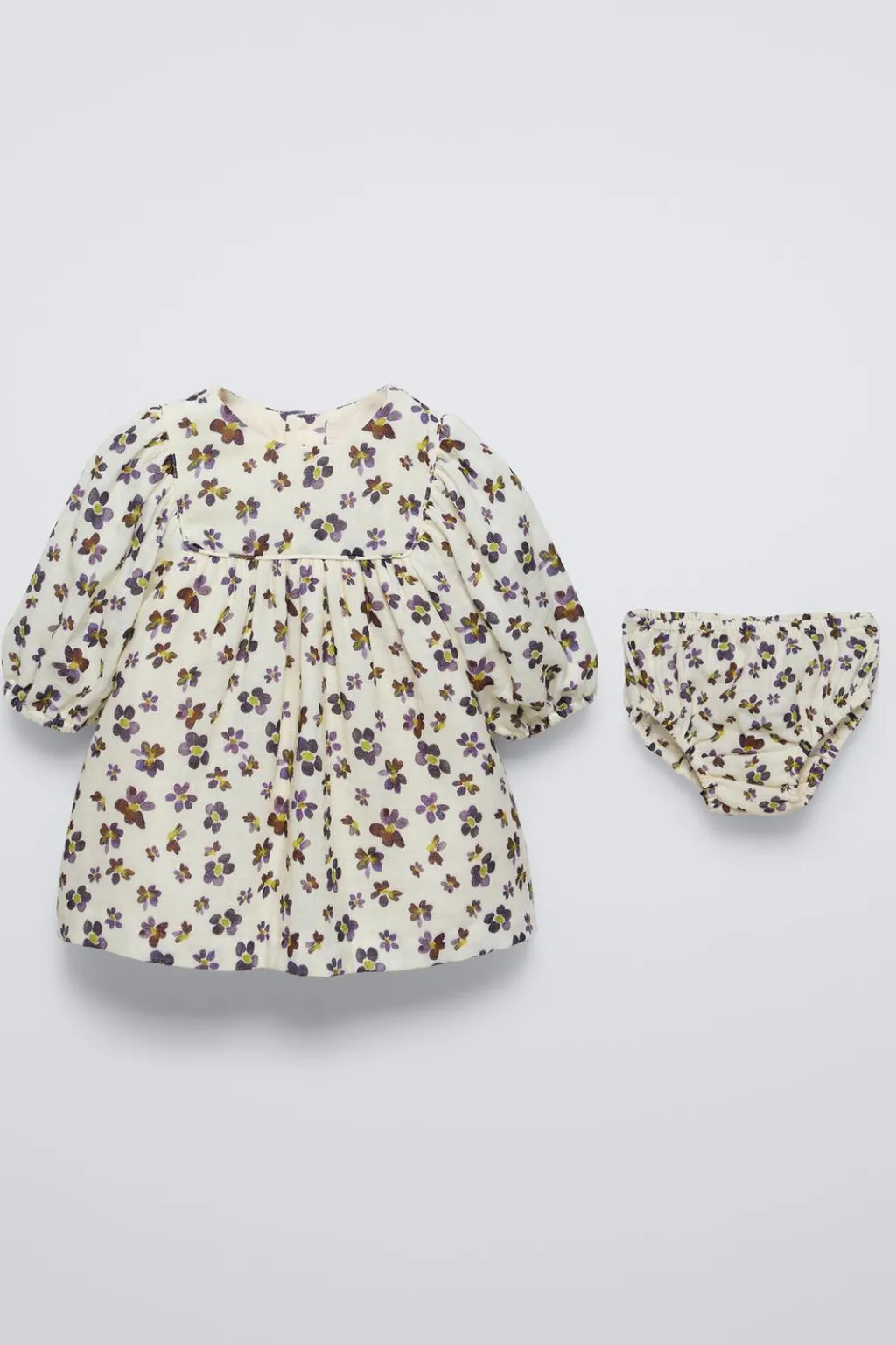 Niños ZARA 6 - 18 Meses·Vestidos / Monos<VESTIDO FLORES