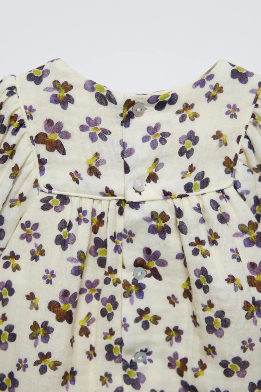 Niños ZARA 6 - 18 Meses·Vestidos / Monos<VESTIDO FLORES