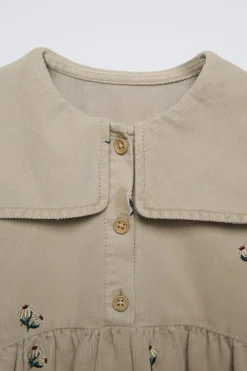 Niños ZARA 1½ - 6 Años·Vestidos / Petos|6 - 18 Meses·Vestidos / Monos<VESTIDO PANA