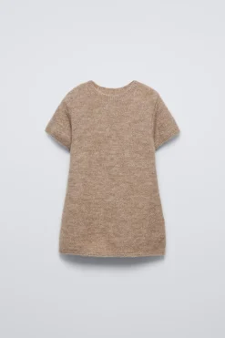 Niños ZARA 1½ - 6 Años·Vestidos / Petos|1½ - 6 Años·Punto<VESTIDO PUNTO MANGA CORTA