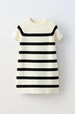 Niños ZARA 6 - 14 Años·Vestidos / Monos|6 - 14 Años·Punto<VESTIDO PUNTO RAYAS