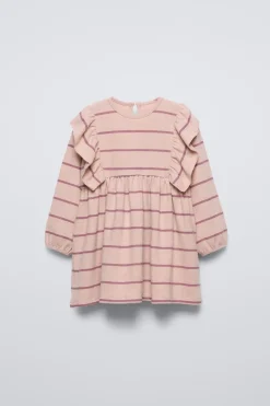 Niños ZARA 1½ - 6 Años·Vestidos / Petos|6 - 18 Meses·Vestidos / Monos<VESTIDO SOFT TOUCH VOLANTES