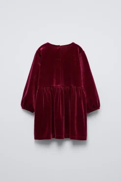 Niños ZARA 1½ - 6 Años·Vestidos / Petos<VESTIDO VELVET BRILLOS