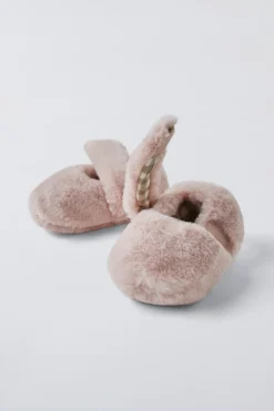 Niños ZARA 0 - 6 Meses·Patucos<ZAPATILLA DE CASA PELO