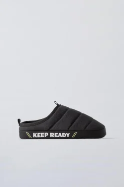 Niños ZARA 6 - 14 Años·Zapatos|6 - 14 Años·Zapatos<ZAPATILLAS DE CASA TEXTO