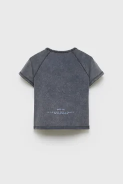 Niños ZARA Z3D +14 Años·Partes De Arriba<Z3D CAMISETA TEXTO NEBRASKA