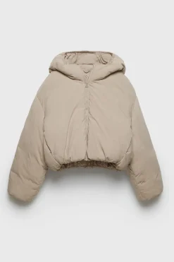 Niños ZARA Z3D +14 Años·Partes De Arriba<Z3D CAZADORA ACOLCHADA OVERSIZE CAPUCHA