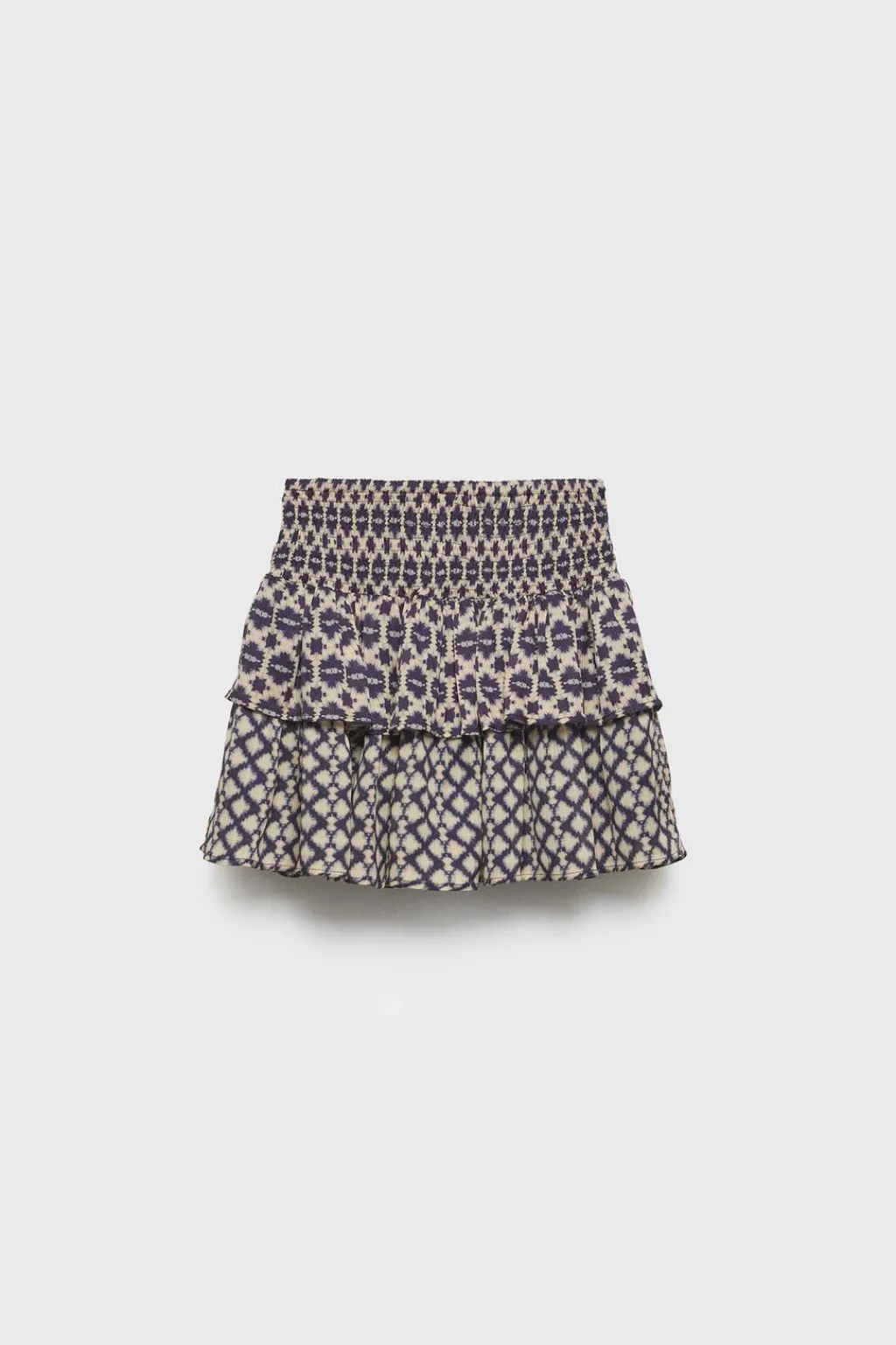 Niños ZARA Z3D +14 Años·Partes De Abajo<Z3D FALDA BERMUDA ESTAMPADO VOLANTES