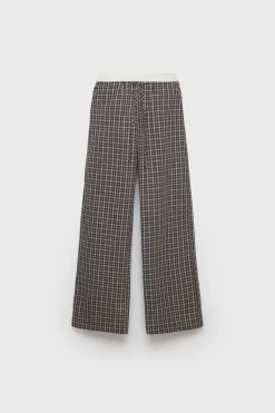 Niños ZARA Z3D +14 Años·Partes De Abajo<Z3D PANTALÓN CUADROS DOBLE CINTURILLA