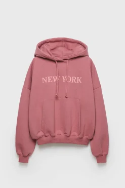 Niños ZARA Z3D +14 Años·Partes De Arriba<Z3D SUDADERA OVERSIZE TEXTO